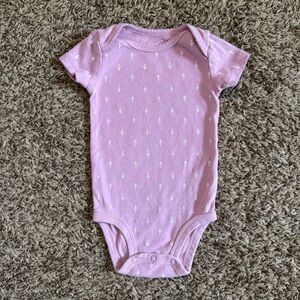 Carter's 3-6 Month Light Purple Baby Onesie